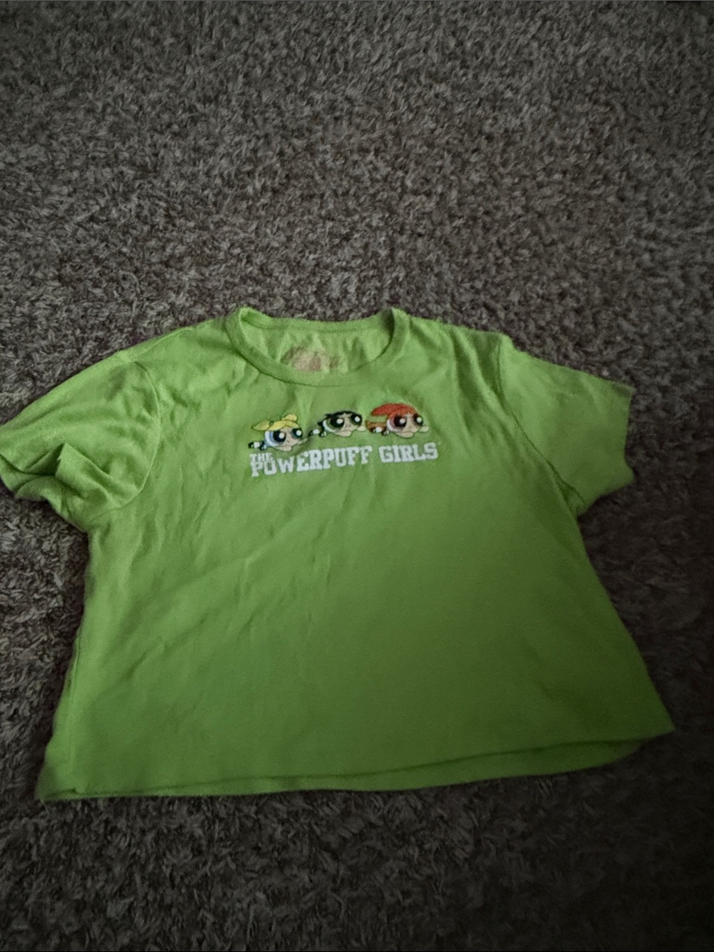 Powerpuff Girls Green Graphic Tee